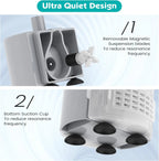 Ultra Quiet Automatic Cat Water Fountain Pump for LED Light 3.2L Smart Pet Water Fountain Replacement Pump