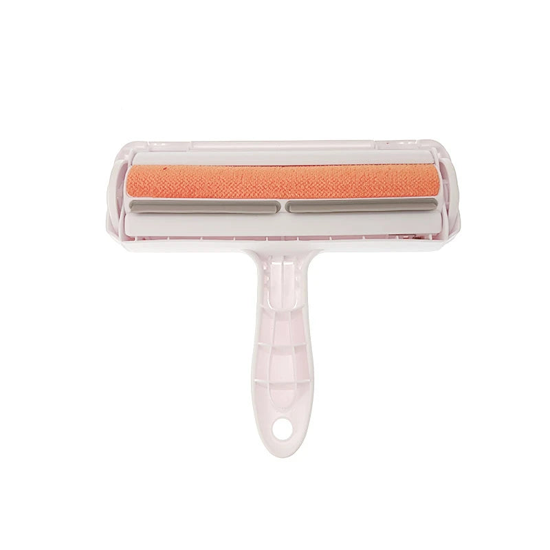 Pet Hair Remover Roller 2-Way Removing Dog Cat Hair From Furniture Self-cleaning Lint Pet Hair Remover One Hand Operated