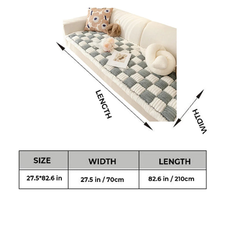 70*210cm Luxury Thicken Cat Sofa Protector Washable Slip Protective Couch Cover Cat Pad Dog Sleeping Bed Cat Mat Pet Mat