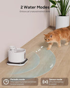 OEM Wireless Sensor Cat Water Fountain Automatic 5200mAh Battery Pet Water Dispenser 95oz/2.8L Rechargeable Cat Fountain ODM