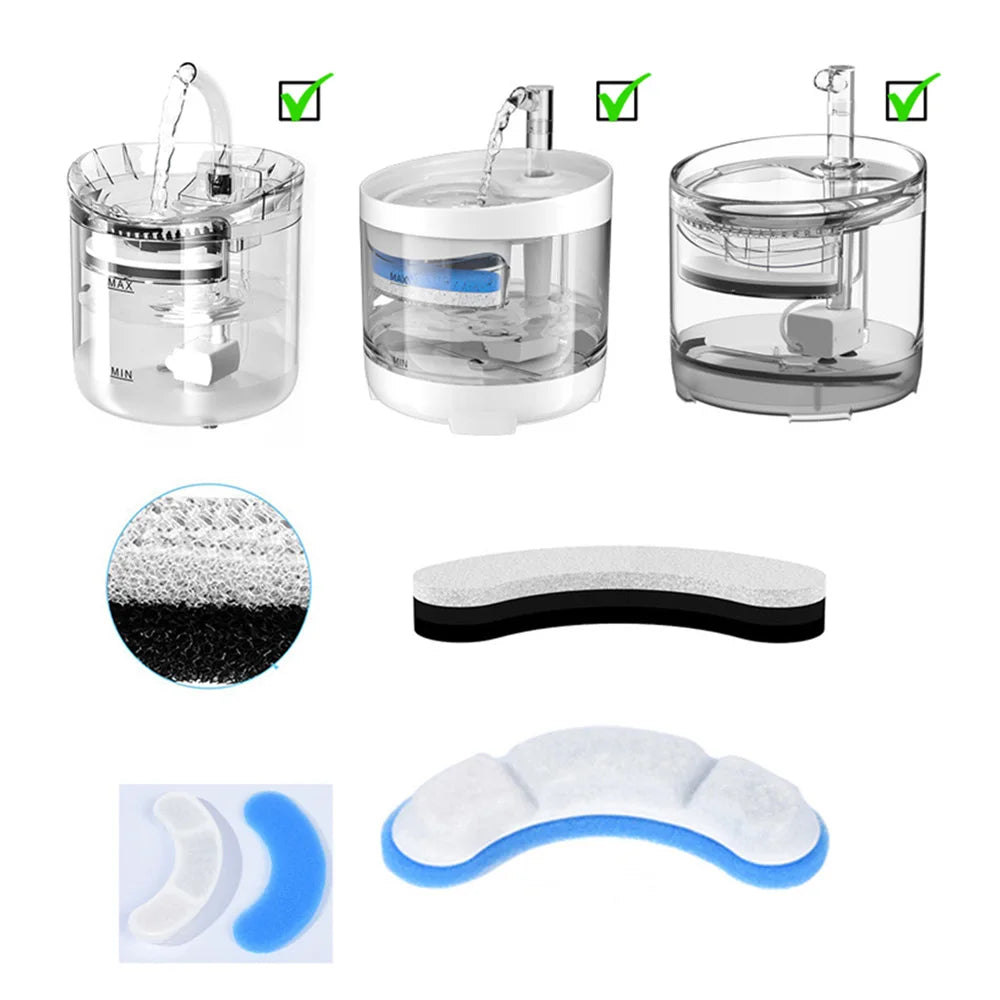 Cat Water Fountain Replacement Filter Elements Activated for Cats Pet Manufacturer Drinking Bowl Auto Feeder Filter Cat Products