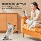 Automatic Eco-Friendly Plastic Cat Toys Interactive Smart Teasing Pet LED Laser Indoor Toy Accessories Handheld Electronic