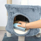 Effective Portable Plastic Pet Hair Remover Brush for Cats and Dogs Gently Shaves Wool and Cleans Fur for a Neat Home