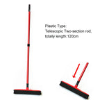 Adjustable Rubber Pet Hair Removal Broom Brush Dust Scraper Carpet Sweeper Wash Mop Telescopic Window Car Floor Cleaner