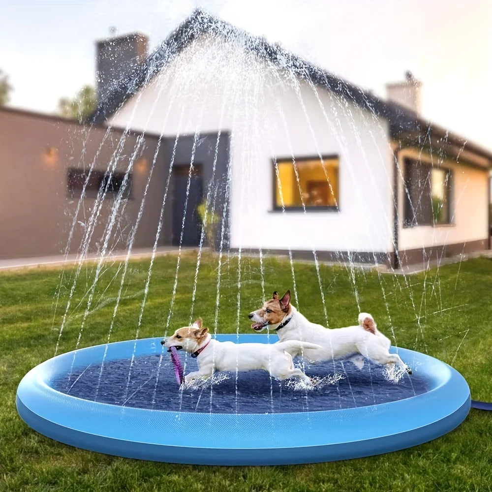 Extra Thick Foldable Dog Bathing Tub Quick-Spraying Dog Pool Durable Convenient for Outdoor Summer Perfect for Dogs Easy Storage
