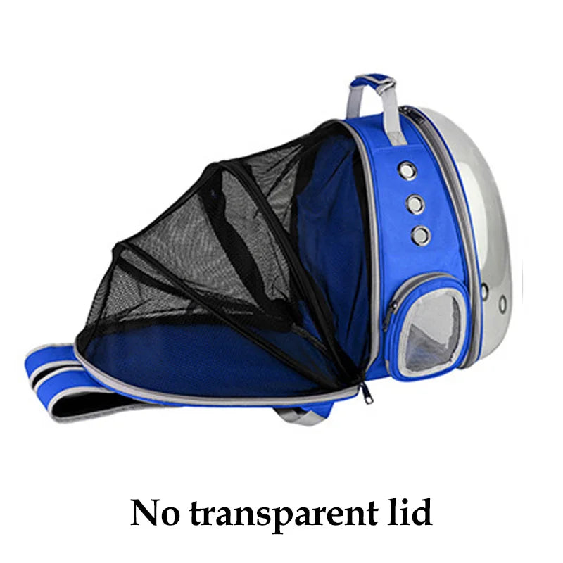 Wholesale Cat Backpack Pet Carriers Collapsible Cats Shoulder Bag Ventilate Transparent Foldable Carries Travel Cat Bed