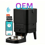 Custom 4L Smart Cat Feeder with Camera Cat Dog Feeder Automatic Pet Feeding Timer Remote Voice Video Feeding OEM ODM