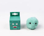 Interactive Ball Smart Cat Toys Plush Electric Catnip Training Toy Kitten Touch Sounding Pet Product Squeak Toy Ball