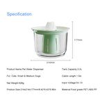 Ultra Quiet 2.2L Petree Cat Fountain Automatic Dog Cat Water Dispenser with No Cotton Filter PP Material Drinking Water Fountain