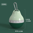 Design Dog Portable Dog Water Dispenser Teardrop Shape Lightweight Plastic Dog Bottle for Travel and Outdoor Activities OEM