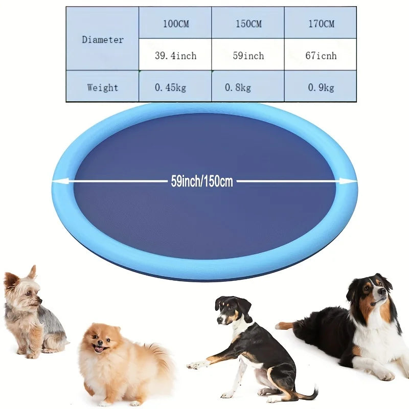 Extra Thick Foldable Dog Bathing Tub Quick-Spraying Dog Pool Durable Convenient for Outdoor Summer Perfect for Dogs Easy Storage