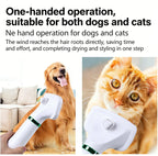 Portable Pet Hair Dryer Comb Dog Brush Durable Safe Gentle Hand Dryers with Protection for Cats Dog Blower Cat Hair Remover