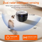 2025 New 2L OEM Smart Cat Water Fountain Touch Screen Heated Controllable Temperature Sensor Automatic Cat Water Dispenser