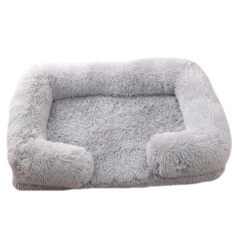 Orthopedic Dog Beds for Large Dogs Fluffy Large Dog Bed with Removable Washable Cover Non-Slip Bottom Foam Couch Bed