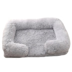 Orthopedic Dog Beds for Large Dogs Fluffy Large Dog Bed with Removable Washable Cover Non-Slip Bottom Foam Couch Bed