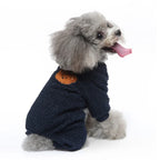 Winter Pet Clothes for Pet Dogs Jumpsuit Pajamas Dog Homewear Suit for Teddy Yorkie Chihuahua Warm Costumes Cat Puppy Clothing