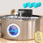 OEM 3.2L Stainless Steel Wireless Cat Water Fountain 4000mah 3 Modes Wireless Automatic Pet Drinking Fountain Manufacturer