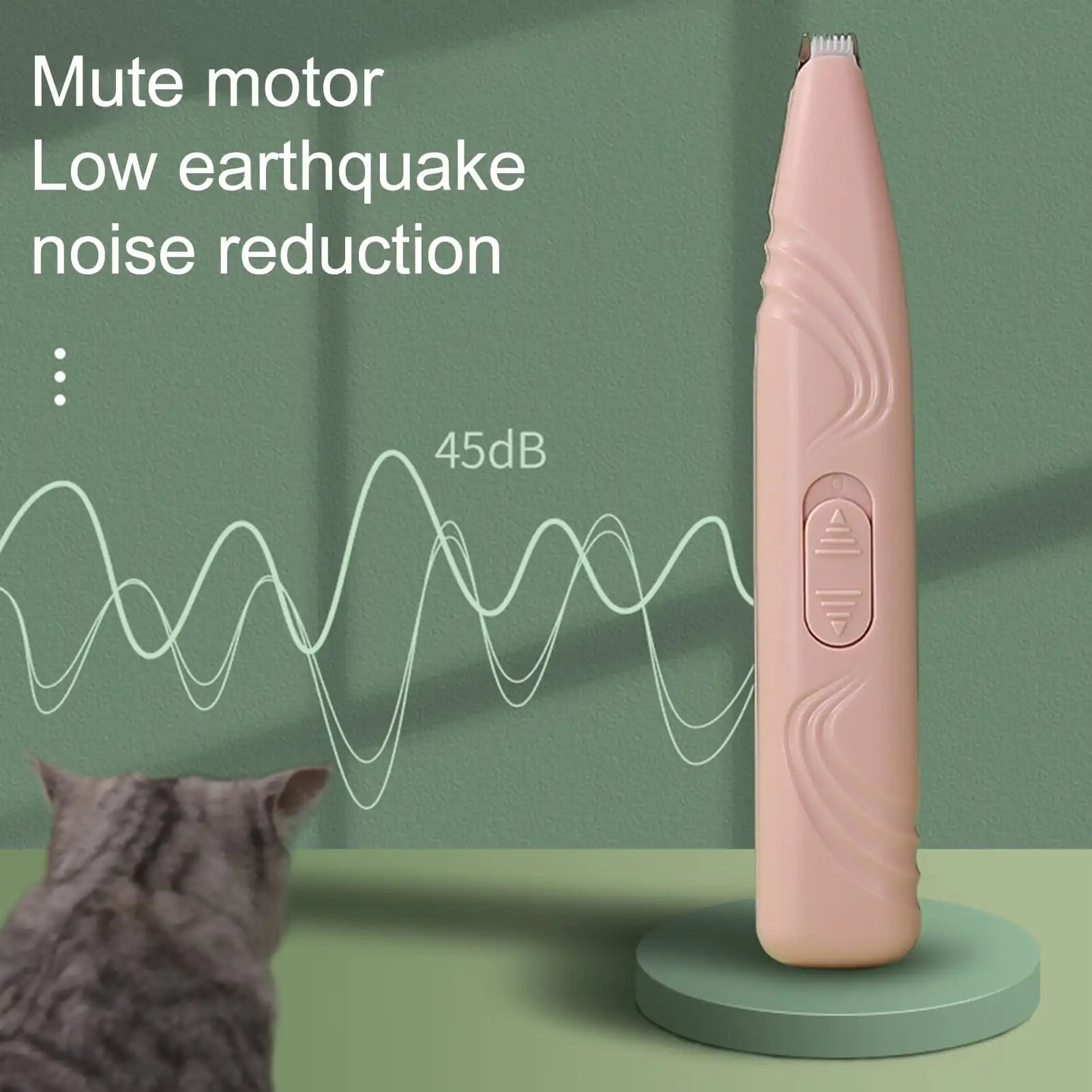 Pet Hair Cutter with LED Light Pet Dog Cleaning Kit Cat Paw Hair Clipper Shaver Dog Paw Cleaner Dog Products