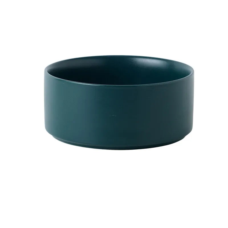 Ceramic Pet Bowl Cat Dogs Feeding Matted Elevated Dog Bowl Double Bowls Pet Food Water Feeder Wholesale Pet Manufacturer