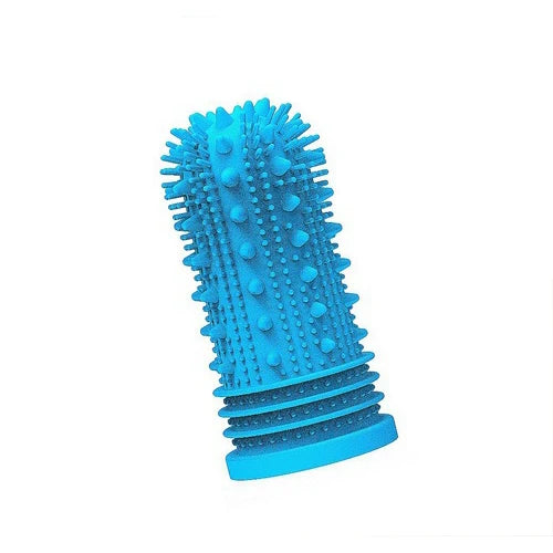 New Sustainable Silicone Pet Finger Toothbrush Non-Toxic Teeth Cleaning Tool for Puppy Dogs Bad Breath Care Dog Brush Pet