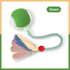 Interactive Cat Toy Ball with Replaceable Tail Automatic Moving Cat Toys Indoor Electric Interactive Rolling Ball for Dog Cat