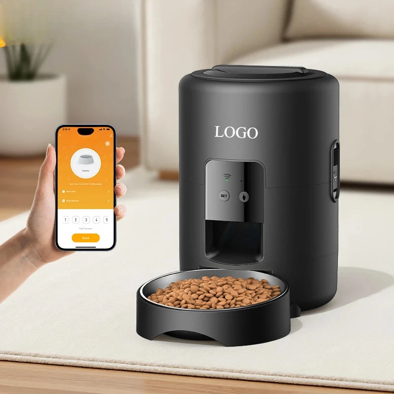 Automatic Dog Feeder 2L WiFi APP Remote Control Smart Cat Food Dispenser Auto Cat Feeder for Pet Feeding Cat Supplies