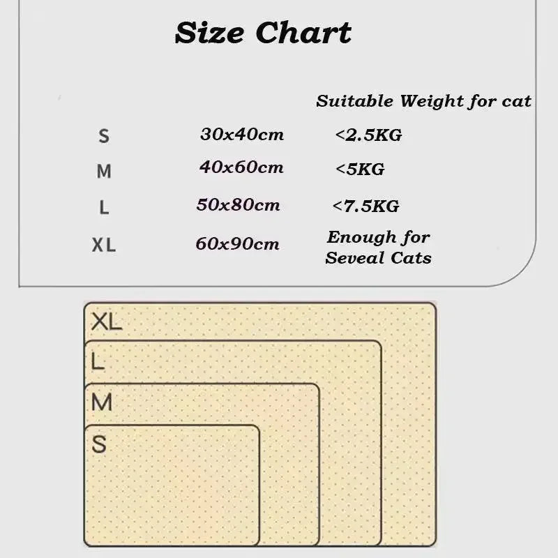 Cat Scratcher Sisal Mat Board for Sharpen Nails Scraper Cats Tree Cat Scratching Post Sofa Mats Furniture Protector