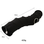 Collapsible Cat Tunnel Cat Toys Play S Shape Tunnel Durable Suede Hideaway Interactive Pet Crinkle Tunnel with Ball Cat Supplies