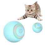 Interactive Indoor LED Light Cat Ball Toy Eco-Friendly Silicone Cat Toy for Dogs and Kittens Cat Toys for Training