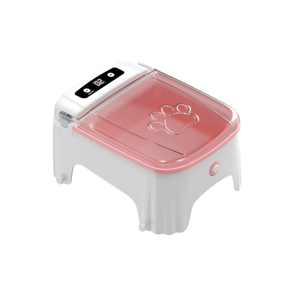 Smart Control Pet Induction Feeder Automatic Induction Cover Opening Moisture-Proof Neck Protection Pet Food Bowls