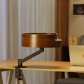 Elegant 360 Degree Rotating Adjustable Cat Desk Bed Aluminum Alloy Arm Curved Wood Basin Summer Soft Cushion for 35LBS Cats