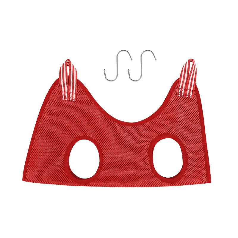 Cat Grooming Stainless Steel Nail Cutting Anti-Scratch Bite Fixed Bath Trimming Restraint Bag & Hammock Hanging Pet Supplies Set