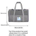 Pet Carrier Airline Approved Cat Carriers for Medium Cats Small Kitty with Soft Mat Foldable Pet Carrier Bag Cat Products