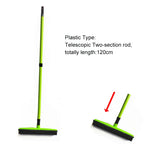 Adjustable Rubber Pet Hair Removal Broom Brush Dust Scraper Carpet Sweeper Wash Mop Telescopic Window Car Floor Cleaner