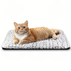 Luxurious Modern Self-Warming Cat Bed Winter Anti-Slip Solid Pattern Pet Heating Pad Soft Warm Dog Mat for Indoor Use