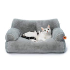 Luxury Fluffy Soft Kitten House Cat Nest Pet Articles Bed Sofa Furniture Dogs Cats Basket Kennel House Cat Products