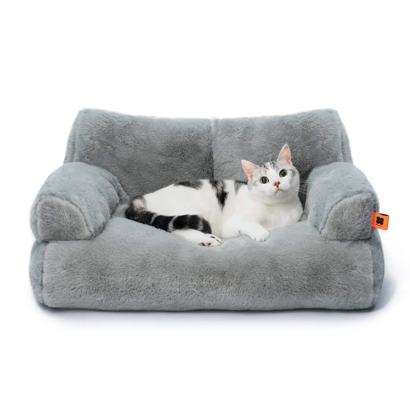 Luxury Fluffy Soft Kitten House Cat Nest Pet Articles Bed Sofa Furniture Dogs Cats Basket Kennel House Cat Products