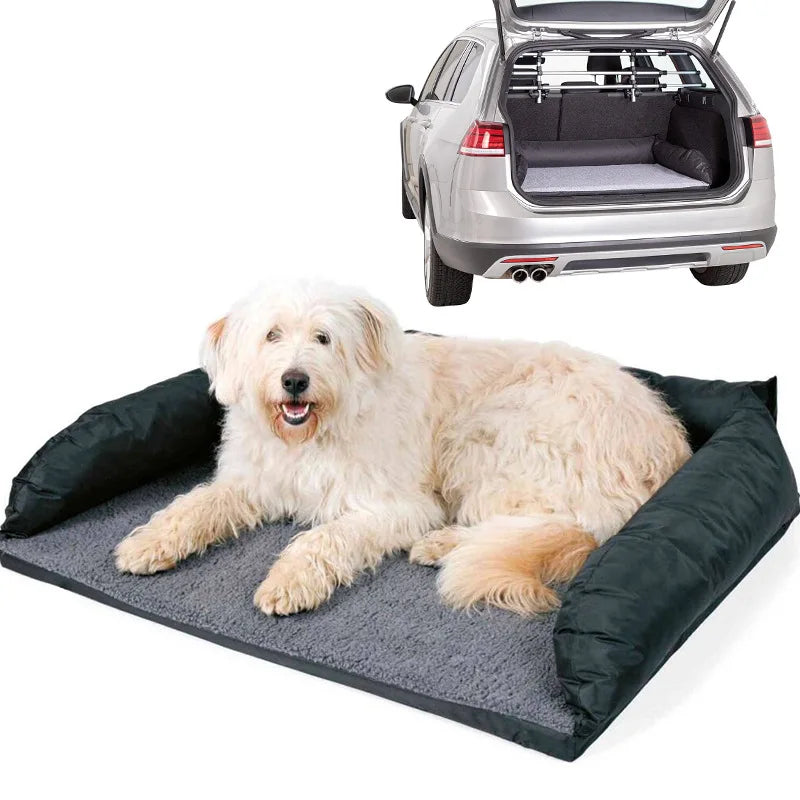 Winter Warm Dog Car Seat Cover Dog Bed Pet Trunk Mat Suv Dog Bed Travel Mat Car Seat Cushion Car Dog Bed Customizable LOGO