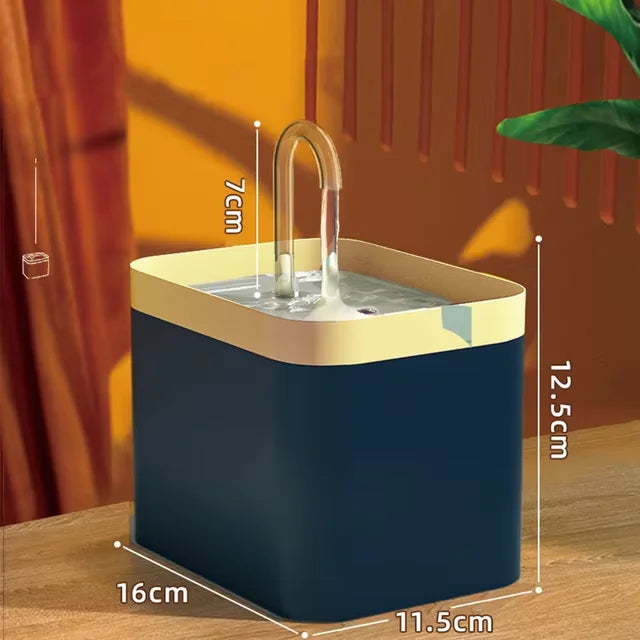 Wholesale 1.5L Automatic Eco-Friendly Plastic Pet Water Dispenser Fountain with Filter for Cats Indoor Use
