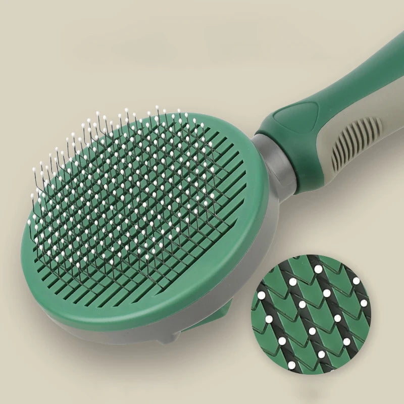 Dog Brush Self-Cleaning Cat Comb Needle Portable Pet Hair Remove Brush for Long Hair Dogs Pet Grooming Brush Dog Products