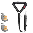Dog Car Seat Belt Seatbelt Harness Adjustable Metal Buckle Elastic Reflective Vehicle Car Tether for Small Medium Large Dogs