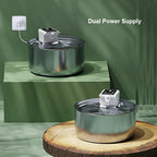 New Factory OEM Stainless Steel Smart Pet Water Dispenser 7L Large Capacity Dog Bowls Automatic Cat Water Fountain for Multi-Cat