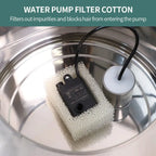 6-Packs Cat Water Fountain Filters Pet Water Dispenser Filter Replacement with Pet Fountain Carbon Filters