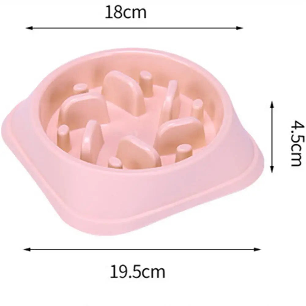 Pet Slow Feeder Dog Bowl Pet Feeding Bowls Cat Dog Slow Down Feeders Bowls for Pets Cats Food Dish Dog Supplies
