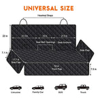 Oxford Waterproof Dog Car Seat Cover Non-slip Pet Mat Protector Universal Travel Mat for Cars and Cats Sport Style Design