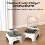 Smart Control Pet Induction Feeder Automatic Induction Cover Opening Moisture-Proof Neck Protection Pet Food Bowls