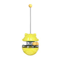 Eco-Friendly Plastic Cat Teaser Stick Slow Feeder Ball Funny Tumbler Food Dispenser for Kitten Pets Supplies