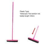 Telescopic Rubber Eco-Friendly Water Resistant Pet Hair Removal Broom Dog Hair Brush Dust Scraper Carpet Sweeper Wash Mop Window