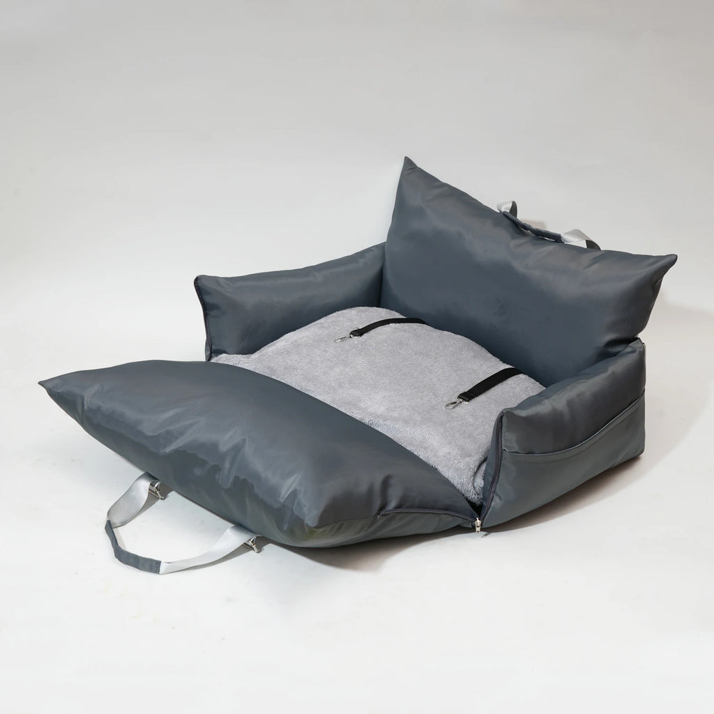 Luxury Dog Beds Waterproof Dog Car Seat Bed Soft Cat Beds Travel in Confortable Pet Carrier Bag Pet Car Seat Custom LOGO Color