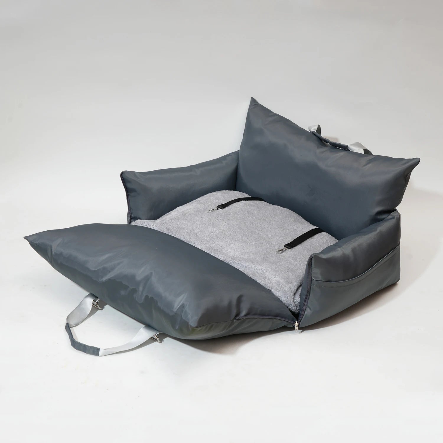 Luxury Dog Beds Waterproof Dog Car Seat Bed Soft Cat Beds Travel in Confortable Pet Carrier Bag Pet Car Seat Custom LOGO Color